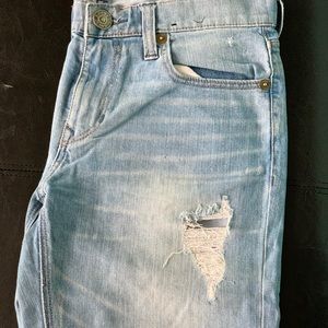 Express - Distress Girlfriend Jeans